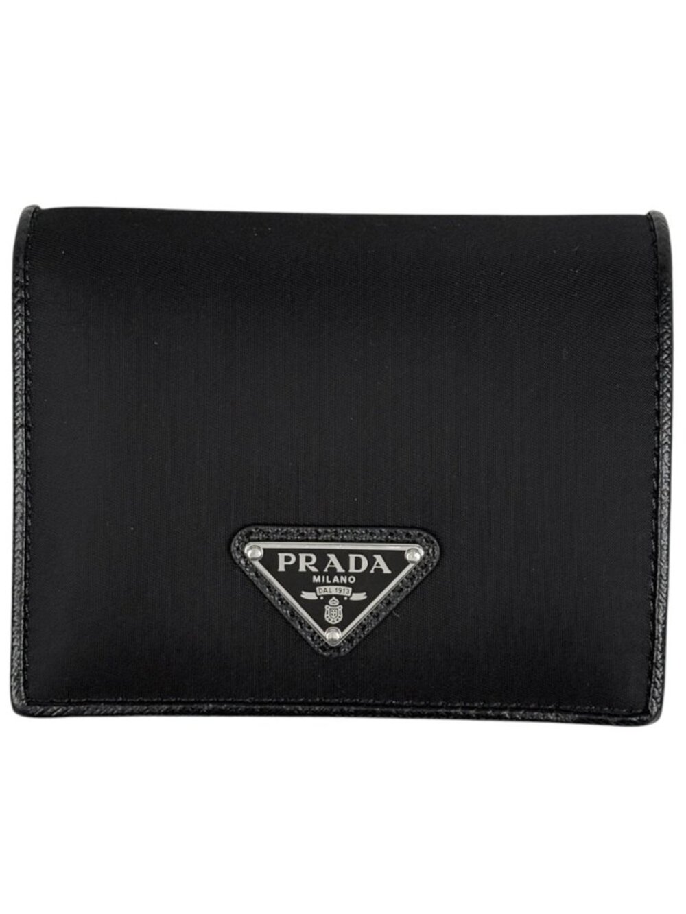 Prada Bifold Wallet Nylon Nero